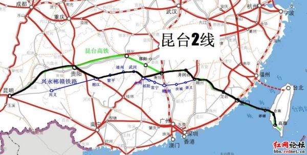 昆臺高鐵最新路線圖，一段精彩的旅程啟程