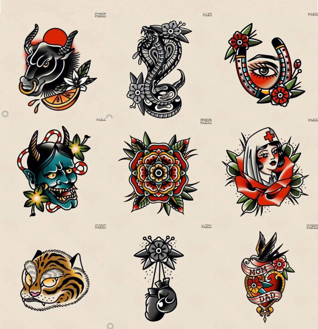 時尚潮流展現(xiàn)，最新紋身圖案設(shè)計精選